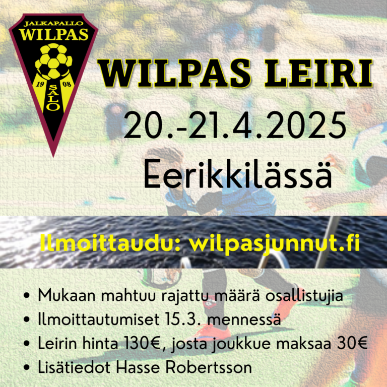 Wilpas leiri 20.-21.4.2025