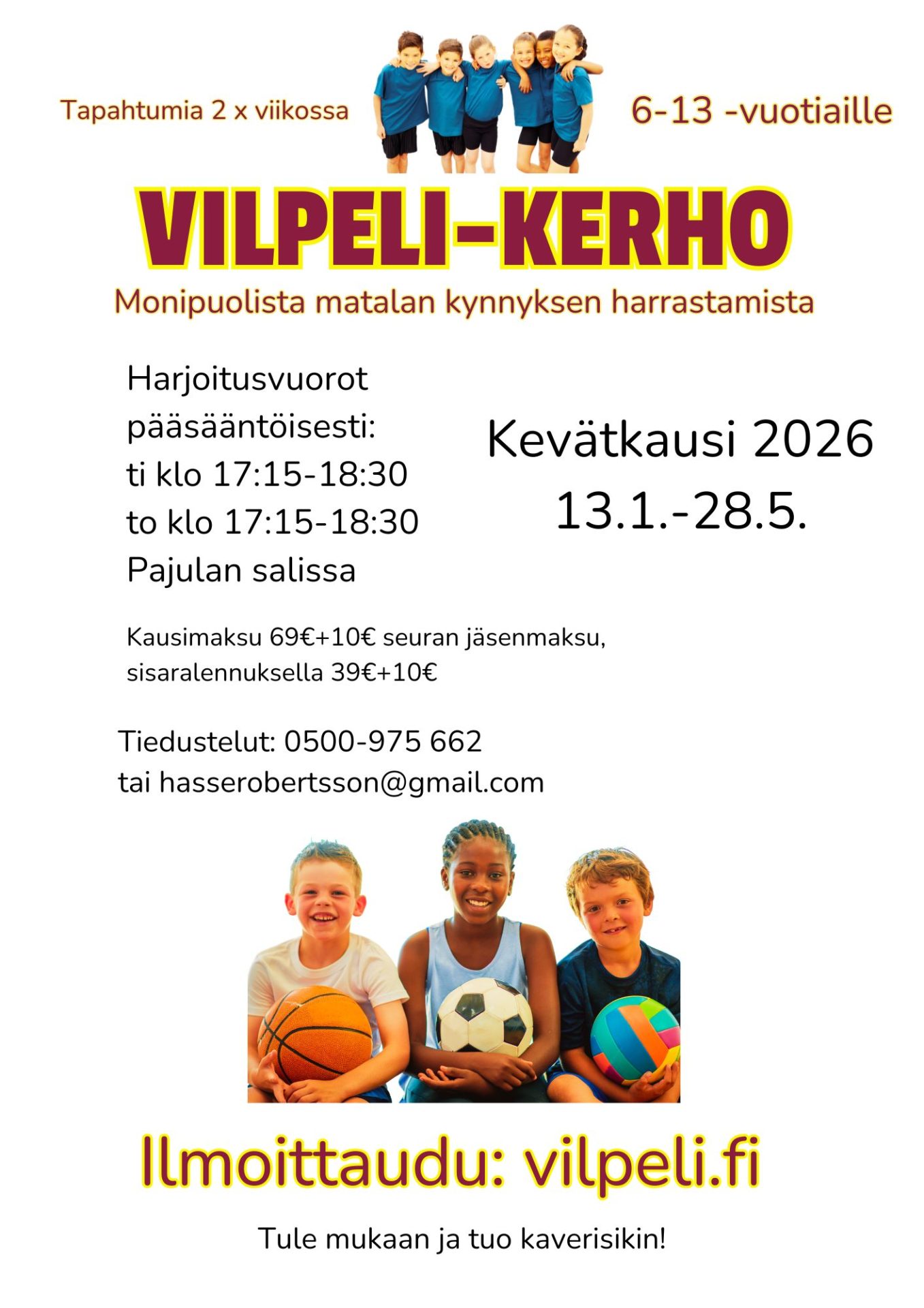 Vilpeli kerho kevat 2026