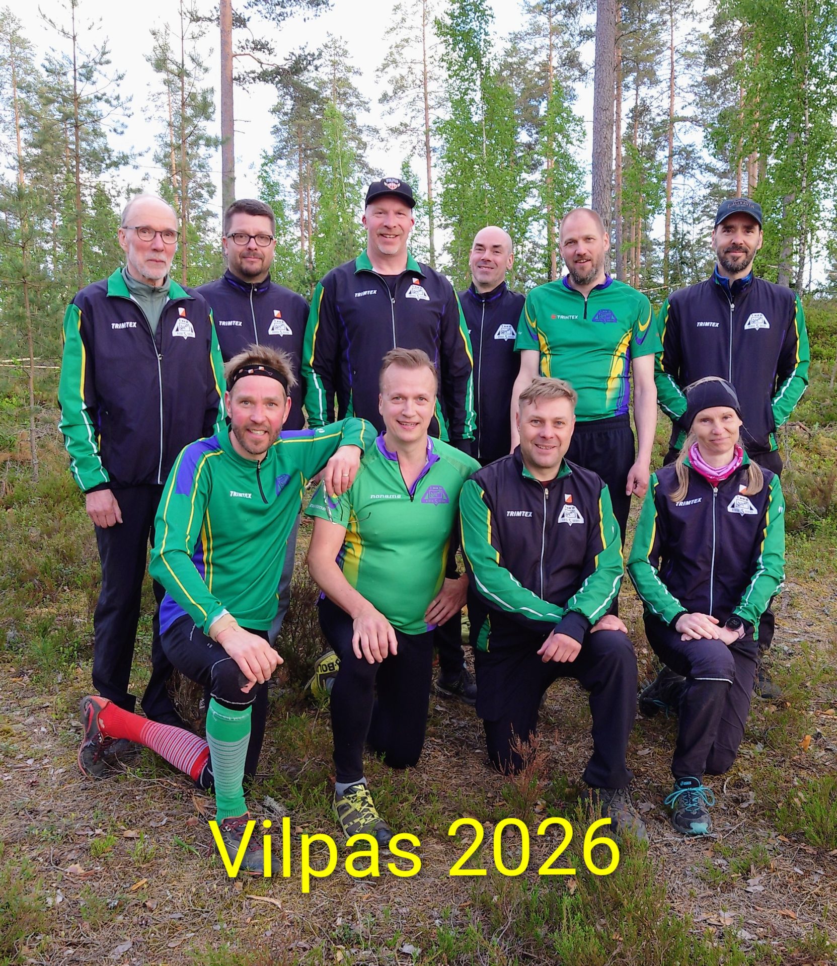 Salon Vilppaan suunnistusjoukkue SSRV-viestissä 2026