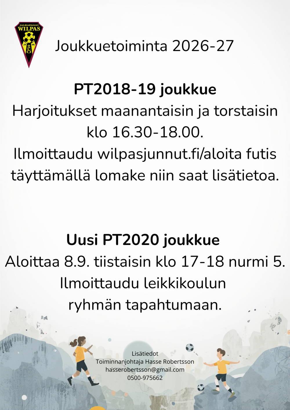 Kesän leikkikoulun jälkeistä toimintaa! 1 Kesän leikkikoulun jälkeistä toimintaa!