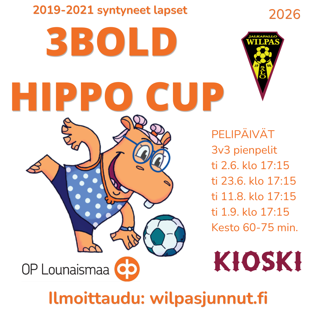 3BOLD HIPPO CUP 2026 -juliste