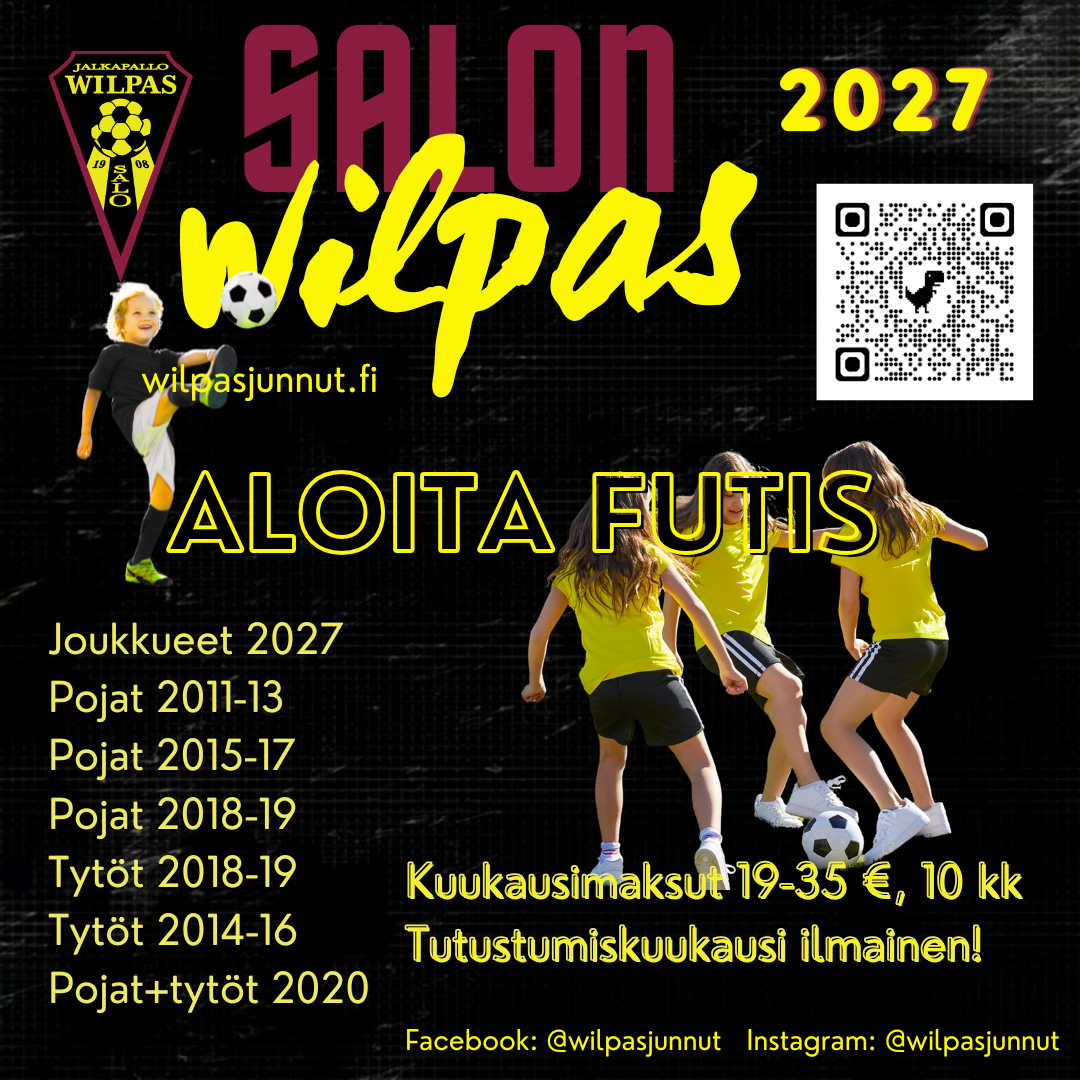 Start football poster with age groups and registration info