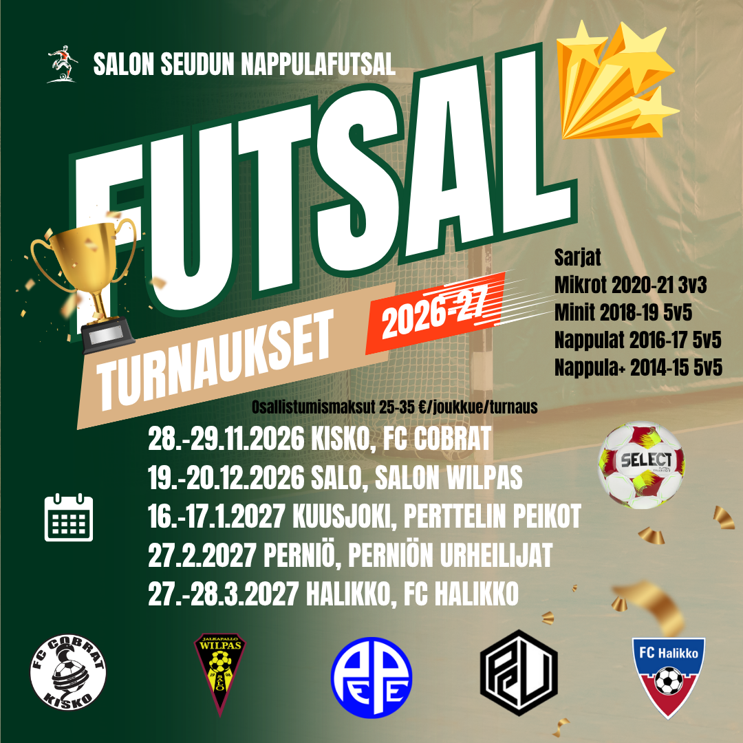 Nappulafutsal kausi 2026–27 -juliste